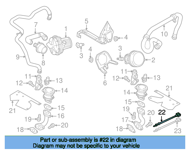 Rear Oxygen Sensor 8K0906262