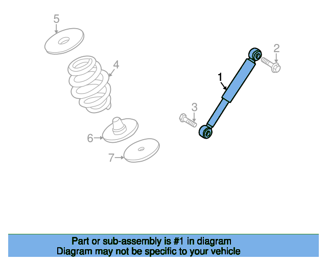 Shock Absorber 8N0512011AH