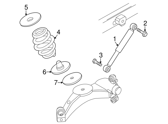 Shock Absorber 8N0512011AH