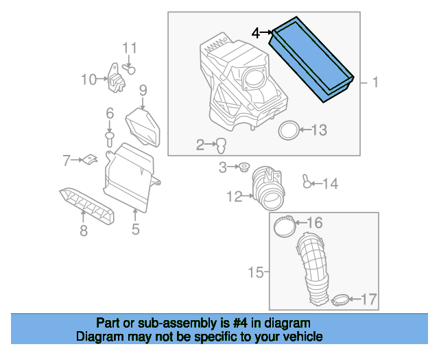 Air Filter 8R0133843D