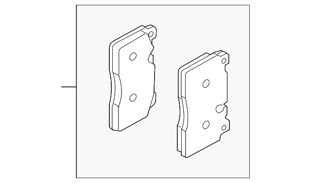 Disc Brake Pad Set 8R0698151L