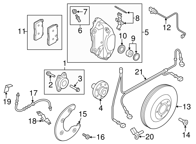 BREMSBELAG 8R0698151L