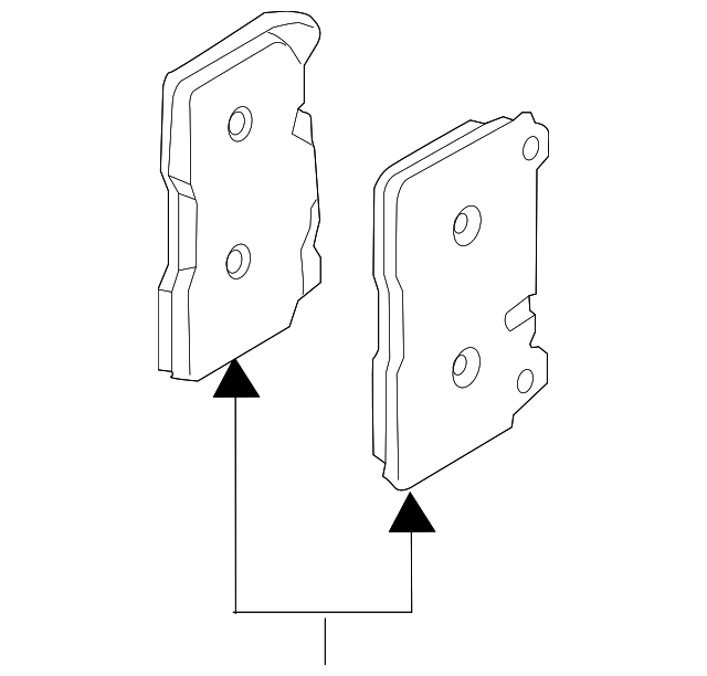 BREMSBELAG 8R0698151T