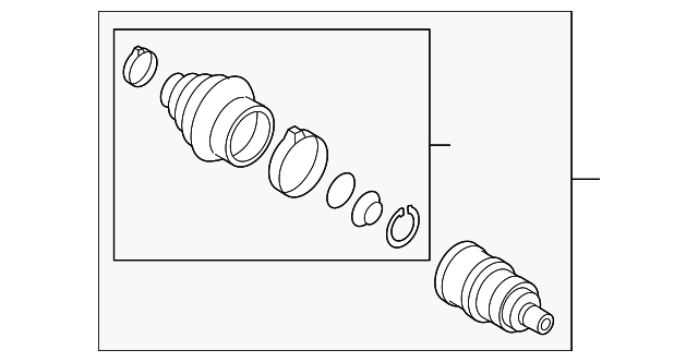 Outer Joint Assembly 8V0598099X