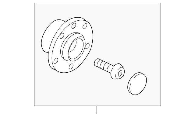 Wheel Hub 8V0598611A