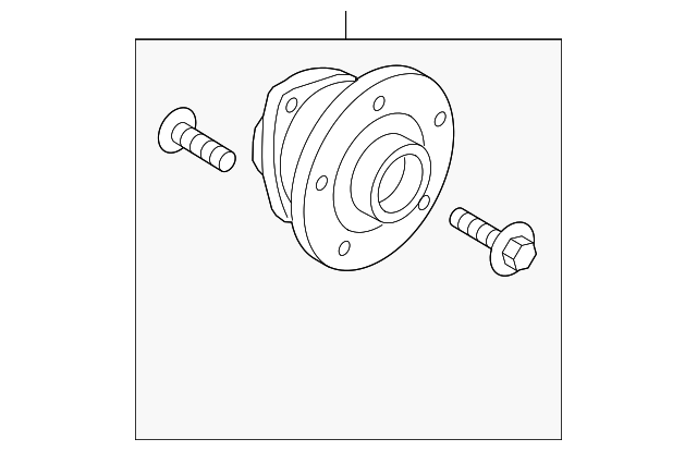 Hub & Bearing Assembly 8V0598625C