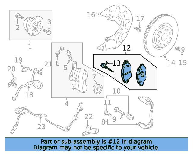 Brake Pad Set, disc brake 8V0698151