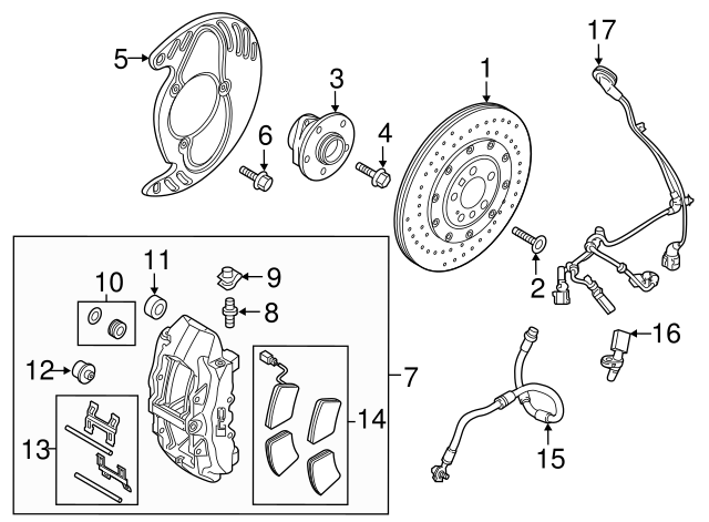 Brake Pad Set, disc brake 8V0698151