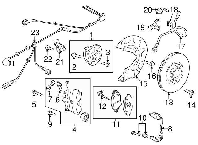 BREMSBELAG 8V0698151G