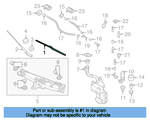 Wiper Blade 8V1998002B