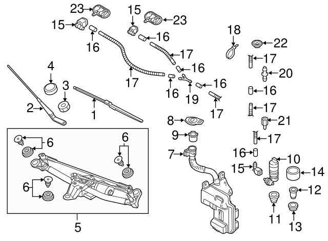 Wiper Blade 8V1998002B