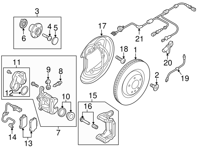 BREMSSCHEI 8W0615601E