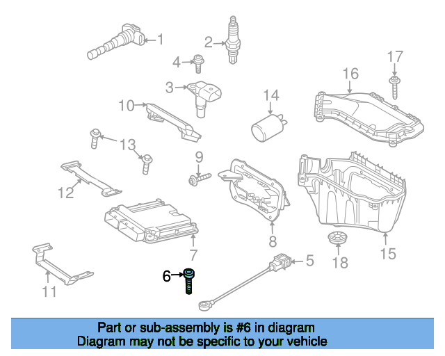 Steering Column Lower Bolt N01024425