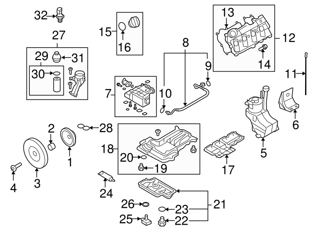 Upper Oil Pan Plug N10037104