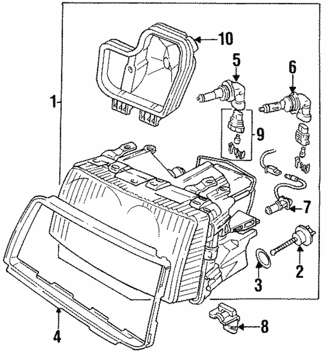 Headlamp Bulb N10130001