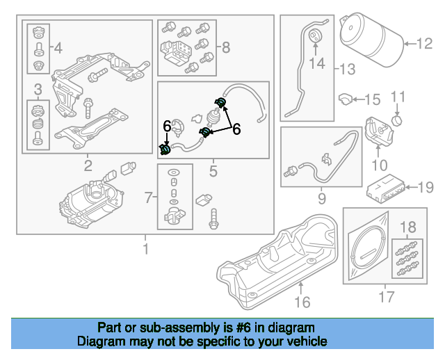 Overflow Hose Clamp N90686701